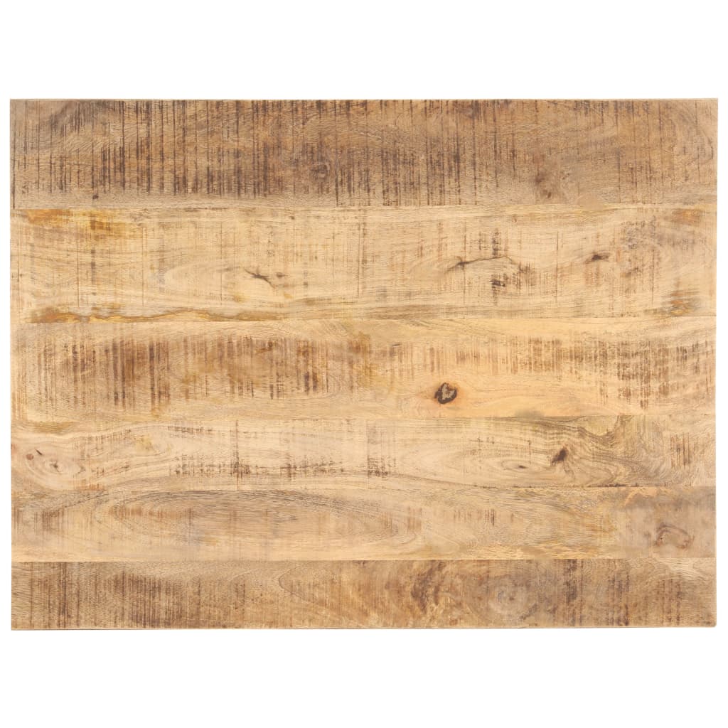 Tischplatte Massivholz Mango 25-27 Mm 70X60 Cm 70 x 60 cm 25-27 mm massives Mangoholz - Fuer Daheim