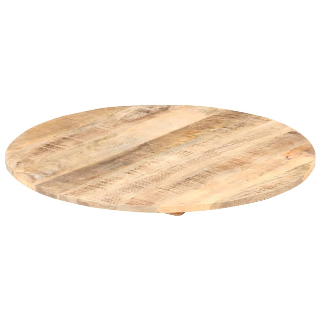 Tischplatte Massivholz Mango Rund 15-16 Mm 50 Cm 50 cm 15-16 mm massives Mangoholz - Fuer Daheim