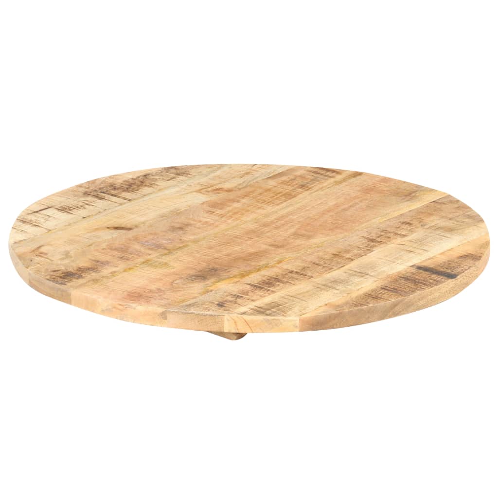 Tischplatte Massivholz Mango Rund 25-27 Mm 70 Cm 70 cm 25-27 mm massives Mangoholz - Fuer Daheim