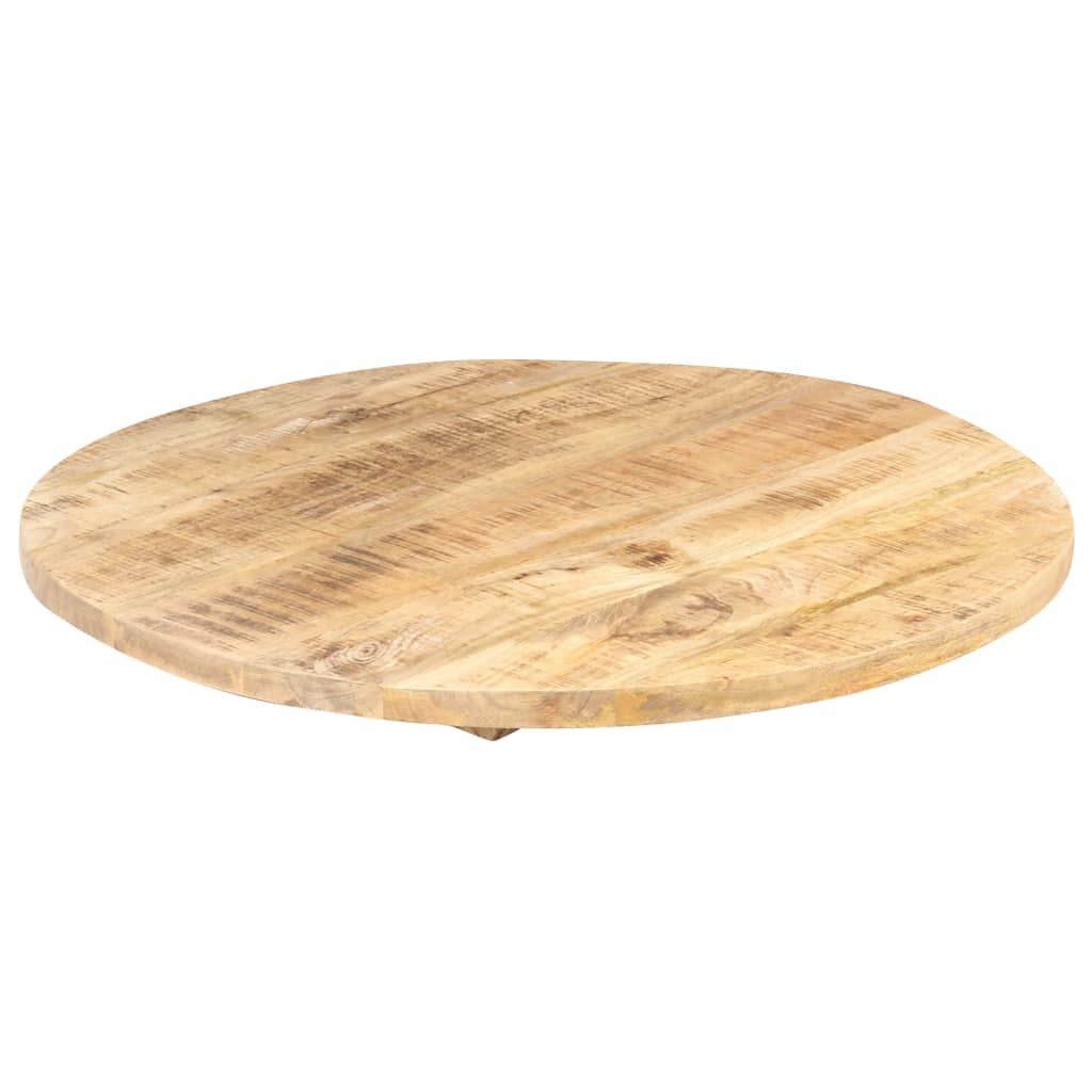 Tischplatte Massivholz Mango Rund 25-27 Mm 70 Cm 70 cm 25-27 mm massives Mangoholz - Fuer Daheim