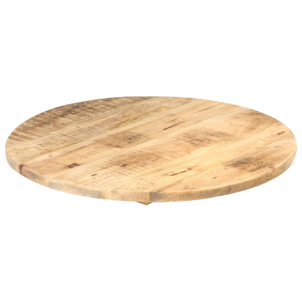 Tischplatte Massivholz Mango Rund 25-27 Mm 70 Cm 70 cm 25-27 mm massives Mangoholz - Fuer Daheim