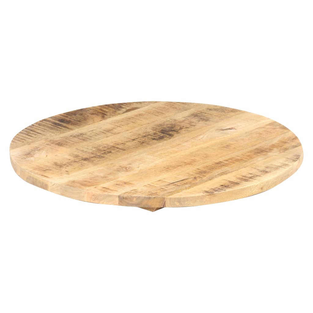 Tischplatte Massivholz Mango Rund 25-27 Mm 70 Cm 70 cm 25-27 mm massives Mangoholz - Fuer Daheim