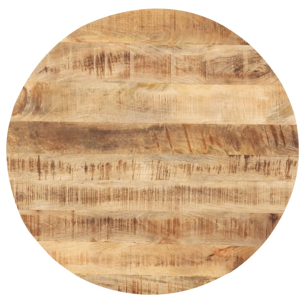 Tischplatte Massivholz Mango Rund 25-27 Mm 70 Cm 70 cm 25-27 mm massives Mangoholz - Fuer Daheim