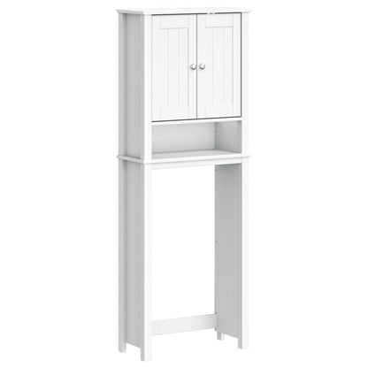 Toilettenschrank Berg Weiß 60X27X164,5 Cm Massivholz - Fuer Daheim