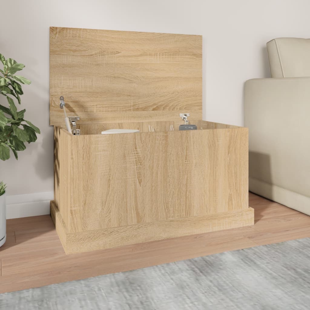 Truhe Sonoma-Eiche 70X40X38 Cm Holzwerkstoff Sonoma Eiche 70 x 40 x 38 cm - Fuer Daheim