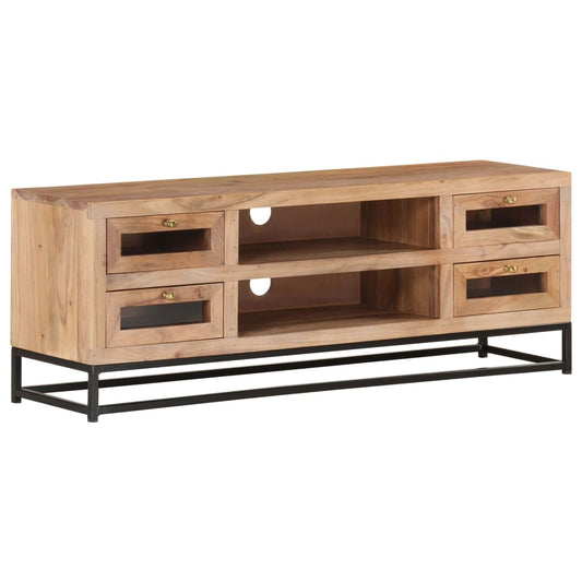 Tv-Schrank 110X30X40 Cm Akazie Massivholz - Fuer Daheim