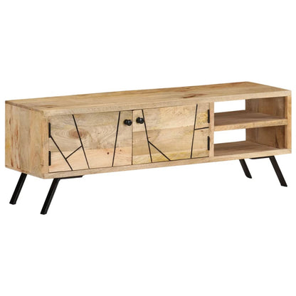 Tv-Schrank 110X30X40 Cm Mango Massivholz - Fuer Daheim