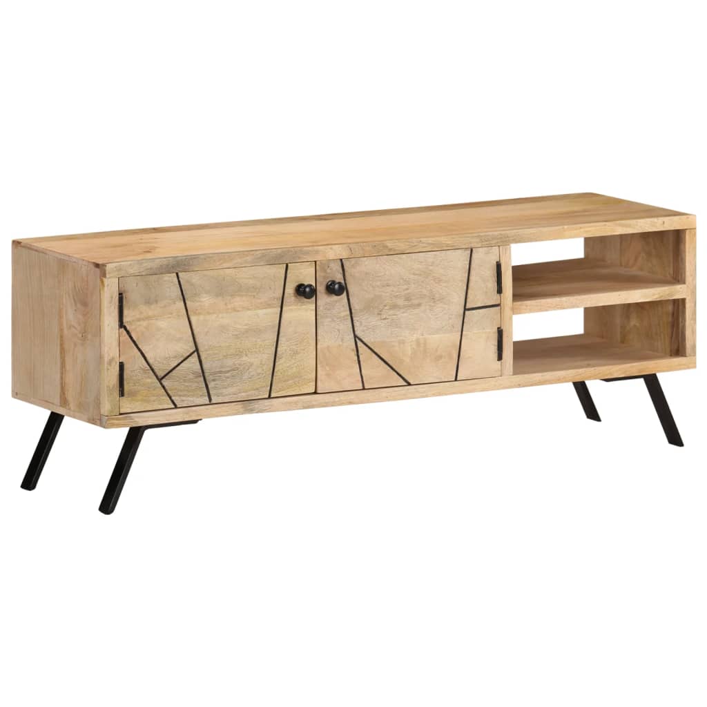 Tv-Schrank 110X30X40 Cm Mango Massivholz - Fuer Daheim