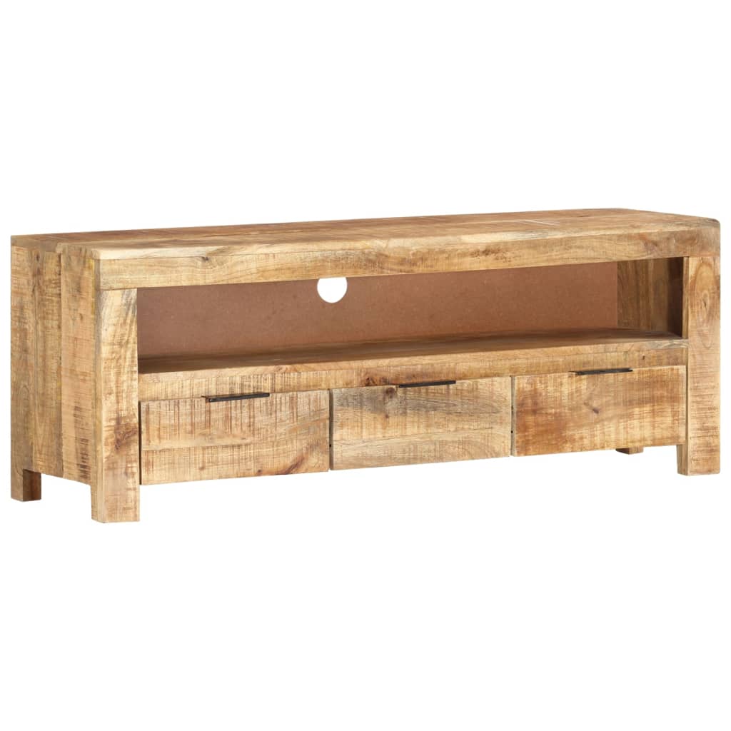 Tv-Schrank 110X30X40 Cm Raues Mangoholz 110 x 30 x 40 cm - Fuer Daheim