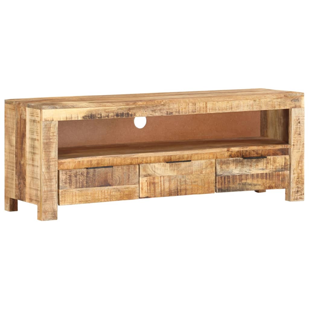 Tv-Schrank 110X30X40 Cm Raues Mangoholz 110 x 30 x 40 cm - Fuer Daheim