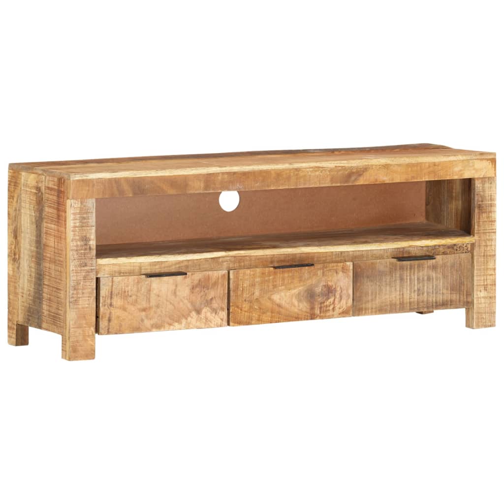 Tv-Schrank 110X30X40 Cm Raues Mangoholz 110 x 30 x 40 cm - Fuer Daheim