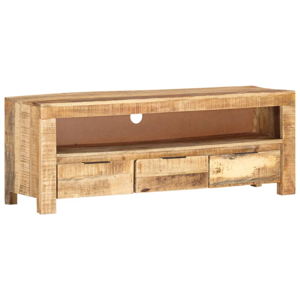 Tv-Schrank 110X30X40 Cm Raues Mangoholz 110 x 30 x 40 cm - Fuer Daheim