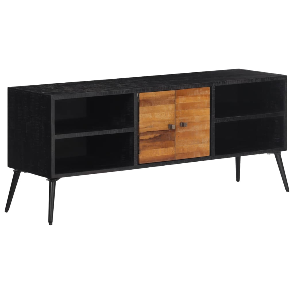 Tv-Schrank 112X31X45 Cm Recyceltes Massivholz Teak - Fuer Daheim