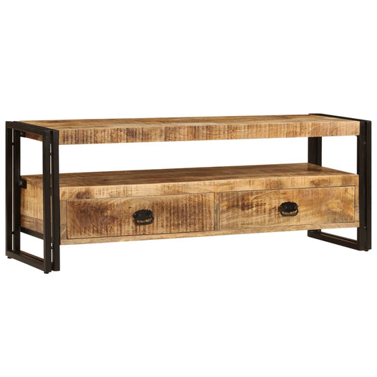 Tv-Schrank 120 X 35 X 45 Cm Mangoholz Massiv massives Mangoholz - Fuer Daheim