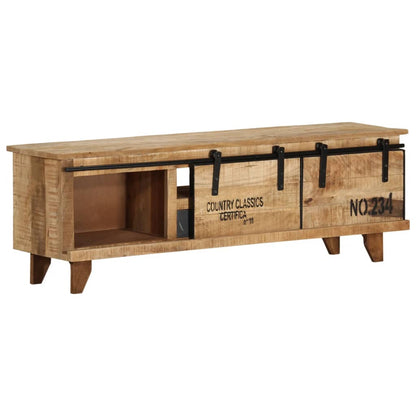 Tv-Schrank 120X30X40 Cm Massivholz Mango - Fuer Daheim