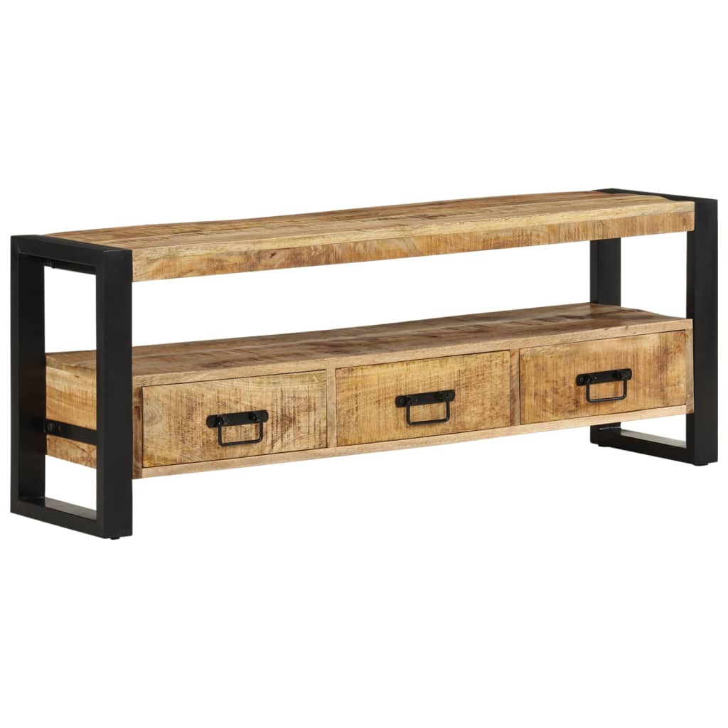 Tv-Schrank 120X30X45 Cm Massivholz Mango 120 x 30 x 45 cm massives Mangoholz - Fuer Daheim