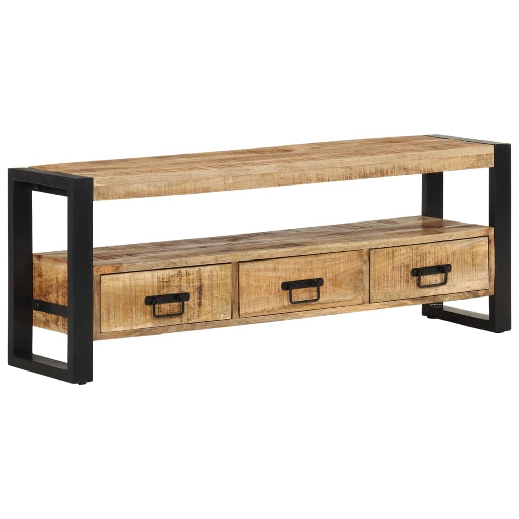 Tv-Schrank 120X30X45 Cm Massivholz Mango 120 x 30 x 45 cm massives Mangoholz - Fuer Daheim