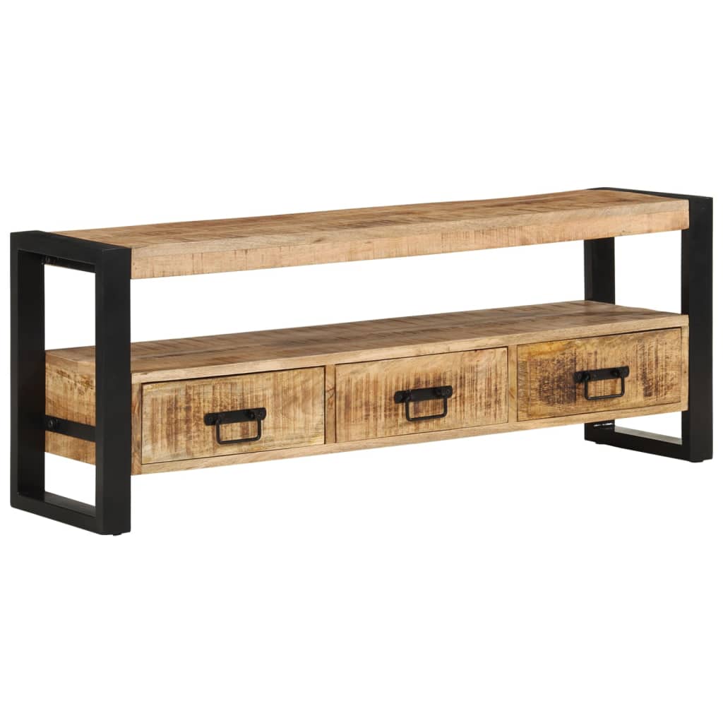 Tv-Schrank 120X30X45 Cm Massivholz Mango 120 x 30 x 45 cm massives Mangoholz - Fuer Daheim