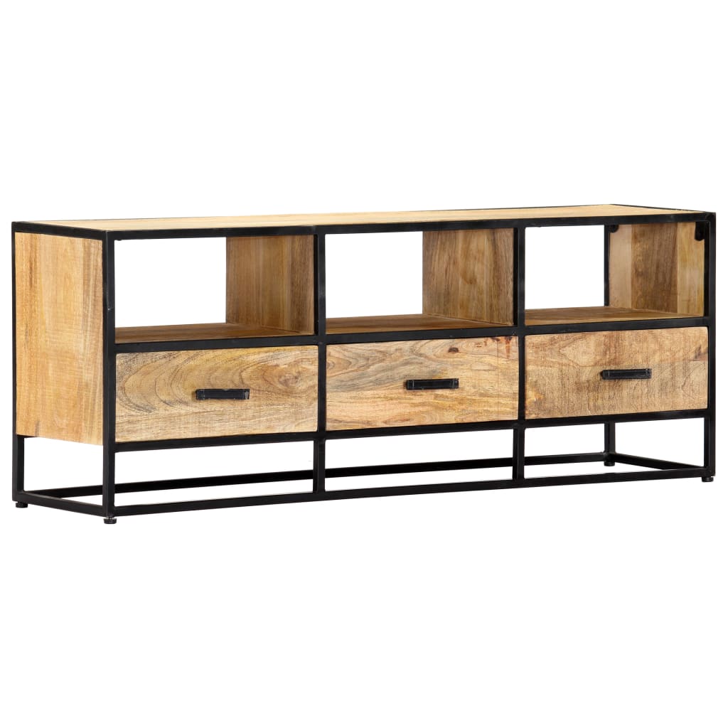 Tv-Schrank 120X30X45 Cm Massivholz Mango - Fuer Daheim