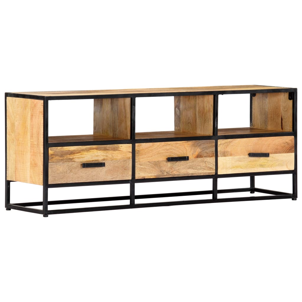 Tv-Schrank 120X30X45 Cm Massivholz Mango - Fuer Daheim