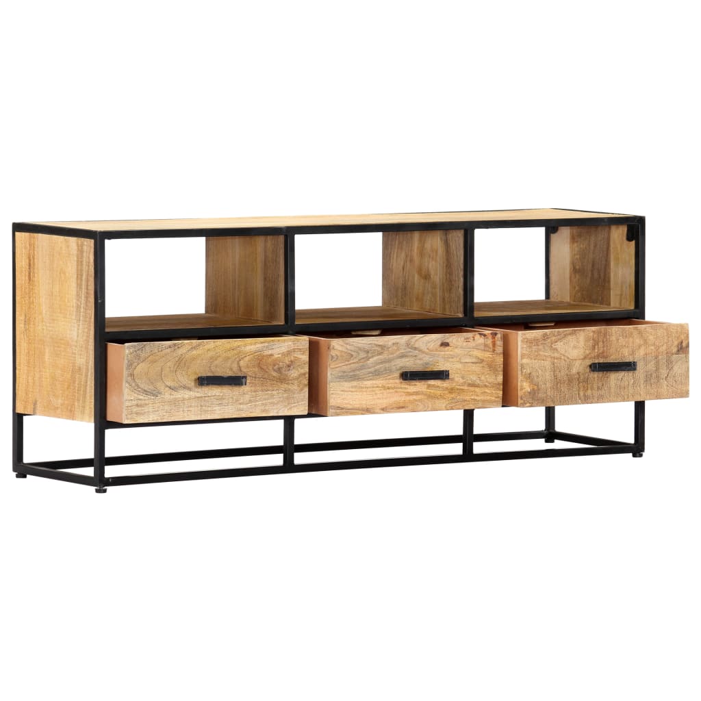 Tv-Schrank 120X30X45 Cm Massivholz Mango - Fuer Daheim