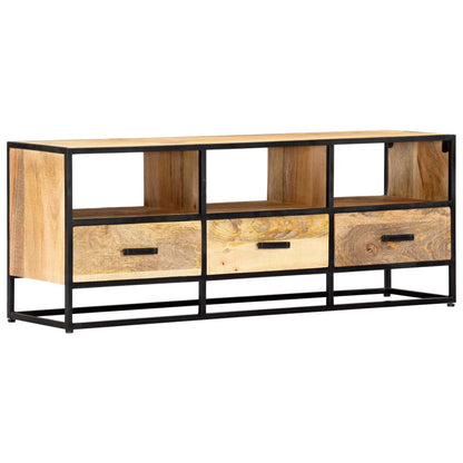 Tv-Schrank 120X30X45 Cm Massivholz Mango - Fuer Daheim