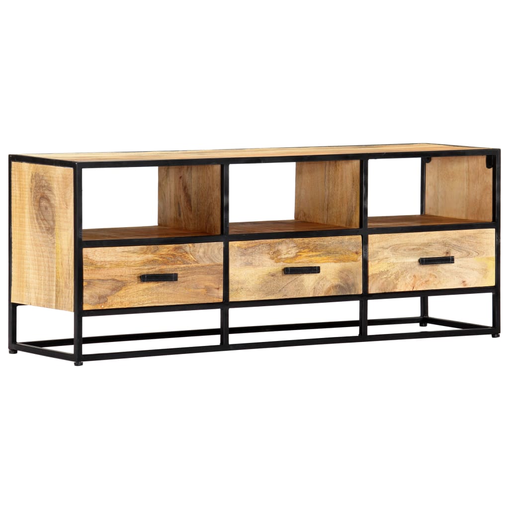 Tv-Schrank 120X30X45 Cm Massivholz Mango - Fuer Daheim