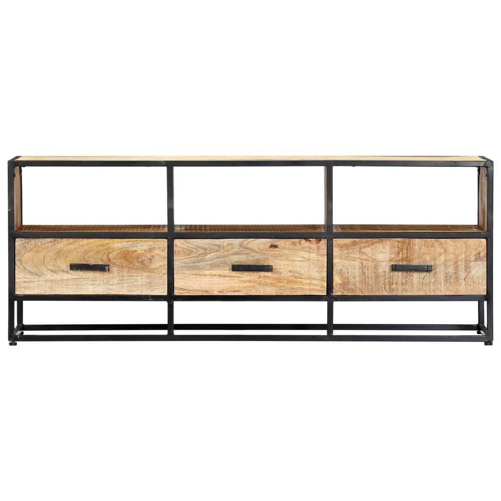 Tv-Schrank 120X30X45 Cm Massivholz Mango - Fuer Daheim