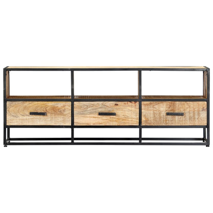 Tv-Schrank 120X30X45 Cm Massivholz Mango - Fuer Daheim