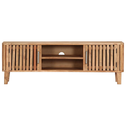 Tv-Schrank 130 X 30 X 45 Cm Akazie Massivholz - Fuer Daheim