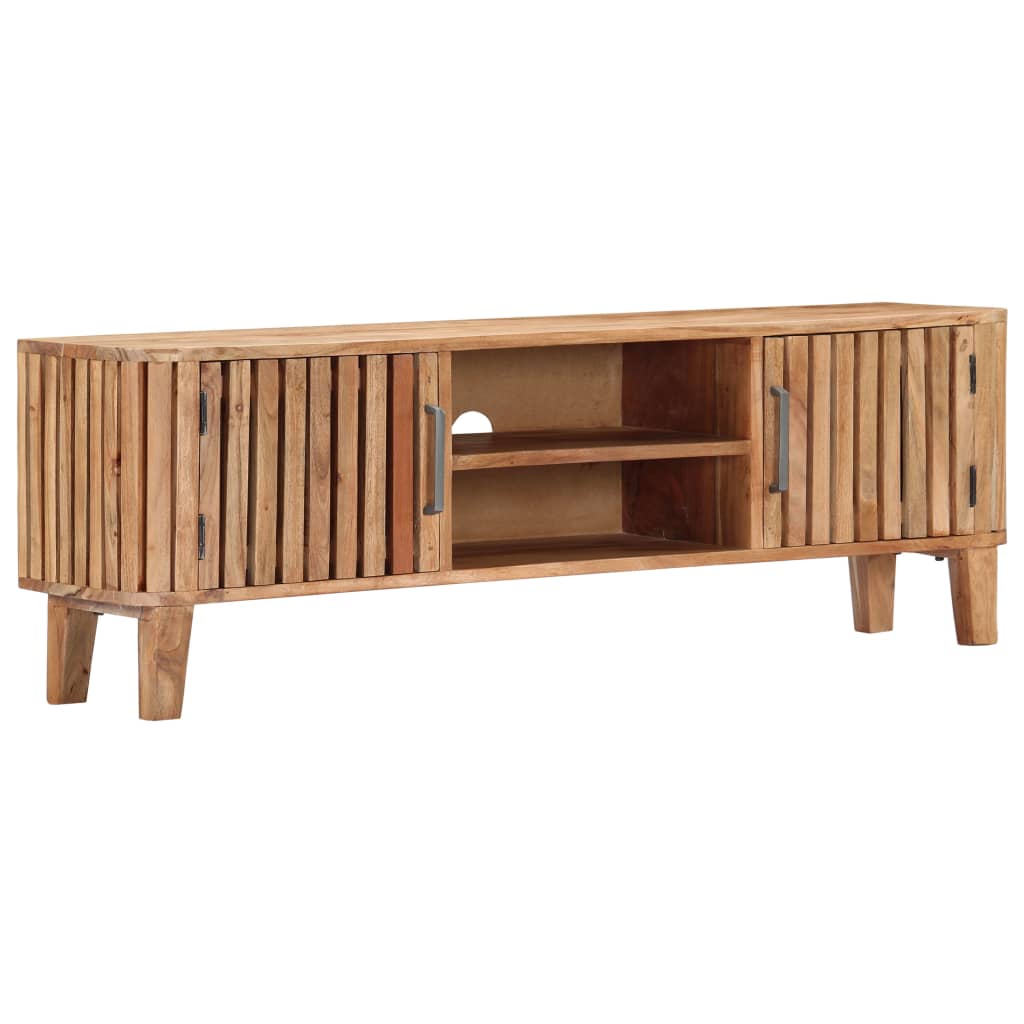 Tv-Schrank 130 X 30 X 45 Cm Akazie Massivholz - Fuer Daheim