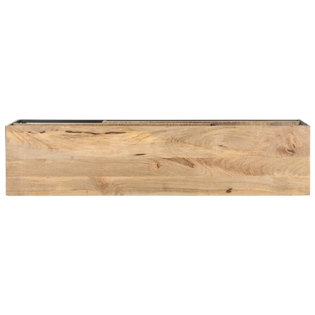 Tv-Schrank 130X30X45 Cm Raues Mangoholz - Fuer Daheim