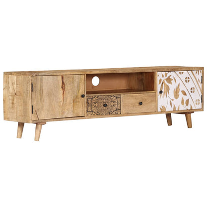 Tv-Schrank 140X30X40 Cm Massivholz Mango - Fuer Daheim