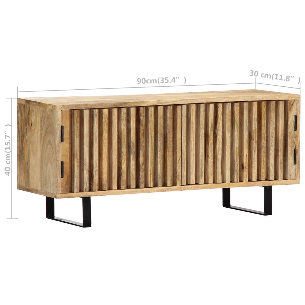 Tv-Schrank 90 X 30 X 40 Cm Mango-Massivholz - Fuer Daheim