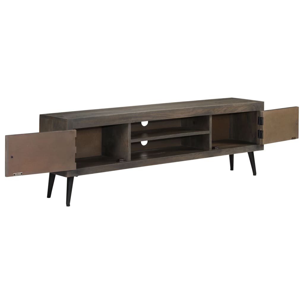 Tv-Schrank Mangoholz Massiv 140 X 30 X 45 Cm - Fuer Daheim