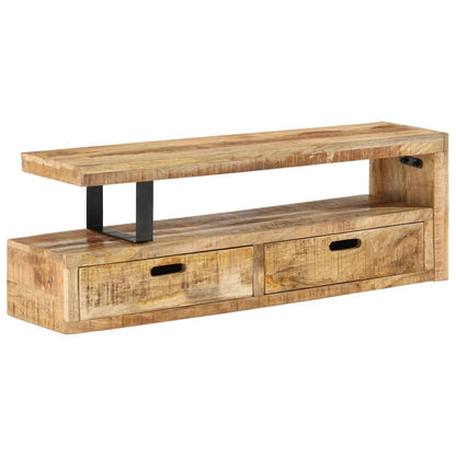 Tv-Schrank Massivholz Mango 112 x 30 x 40 cm massives Mangoholz - Fuer Daheim