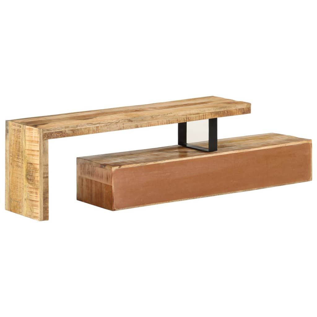 Tv-Schrank Massivholz Mango 112 x 30 x 40 cm massives Mangoholz - Fuer Daheim