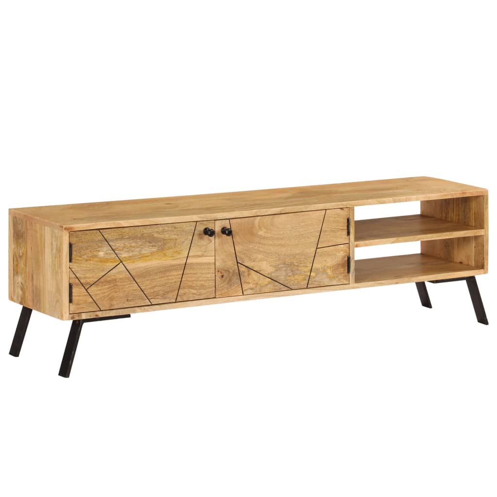 Tv-Schrank Massivholz Mango 140X30X40 Cm - Fuer Daheim