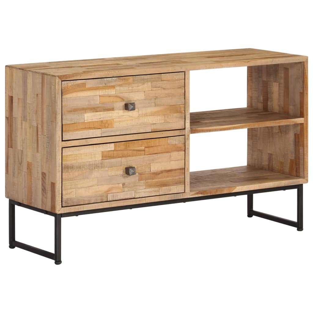 Tv-Schrank Recyceltes Teakholz 90 X 30 X 55 Cm - Fuer Daheim