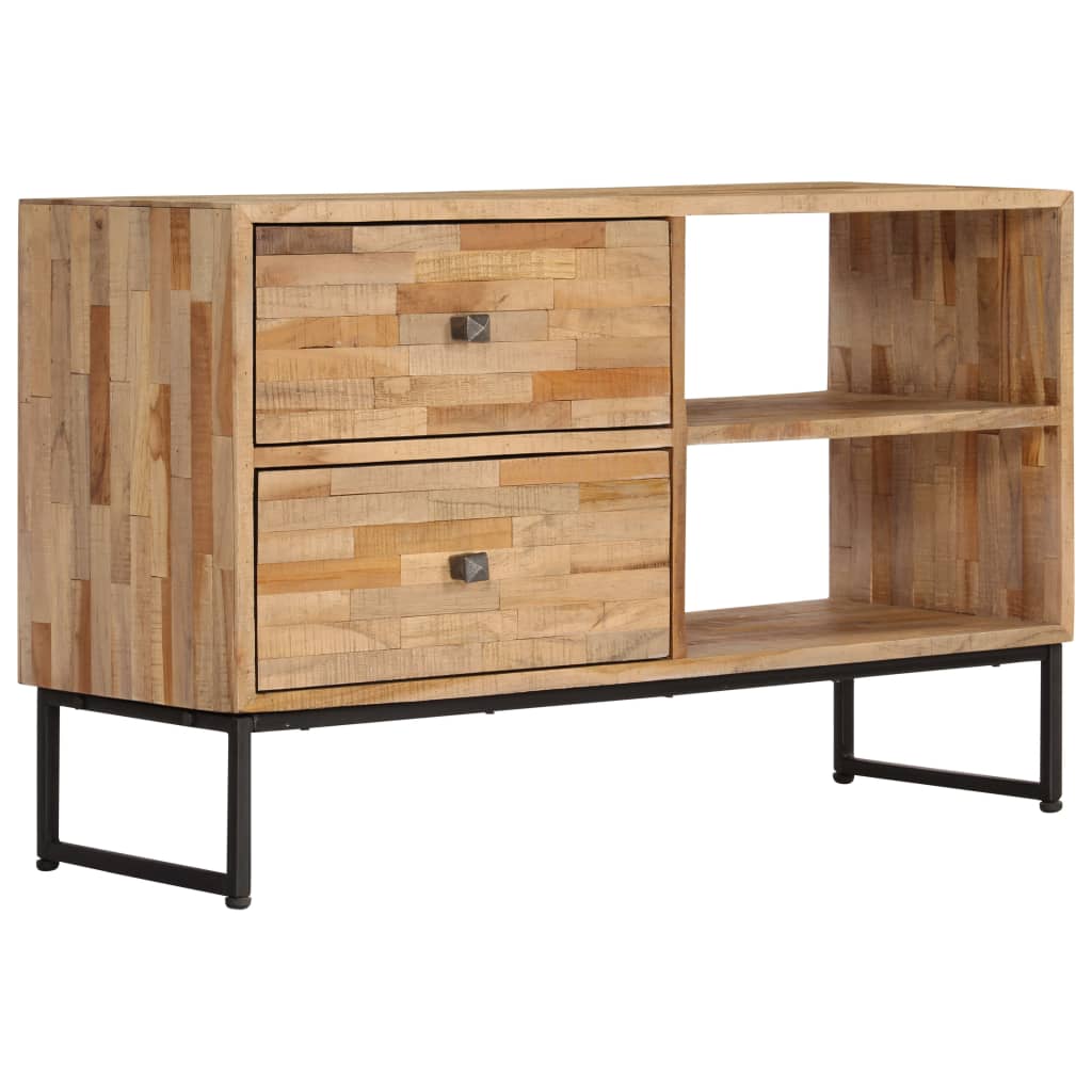 Tv-Schrank Recyceltes Teakholz 90 X 30 X 55 Cm - Fuer Daheim