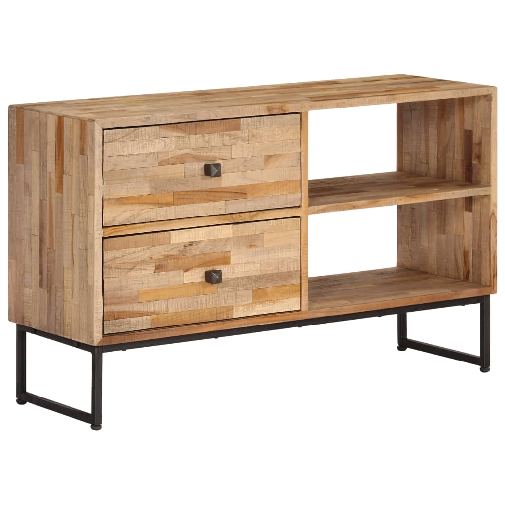 Tv-Schrank Recyceltes Teakholz 90 X 30 X 55 Cm - Fuer Daheim