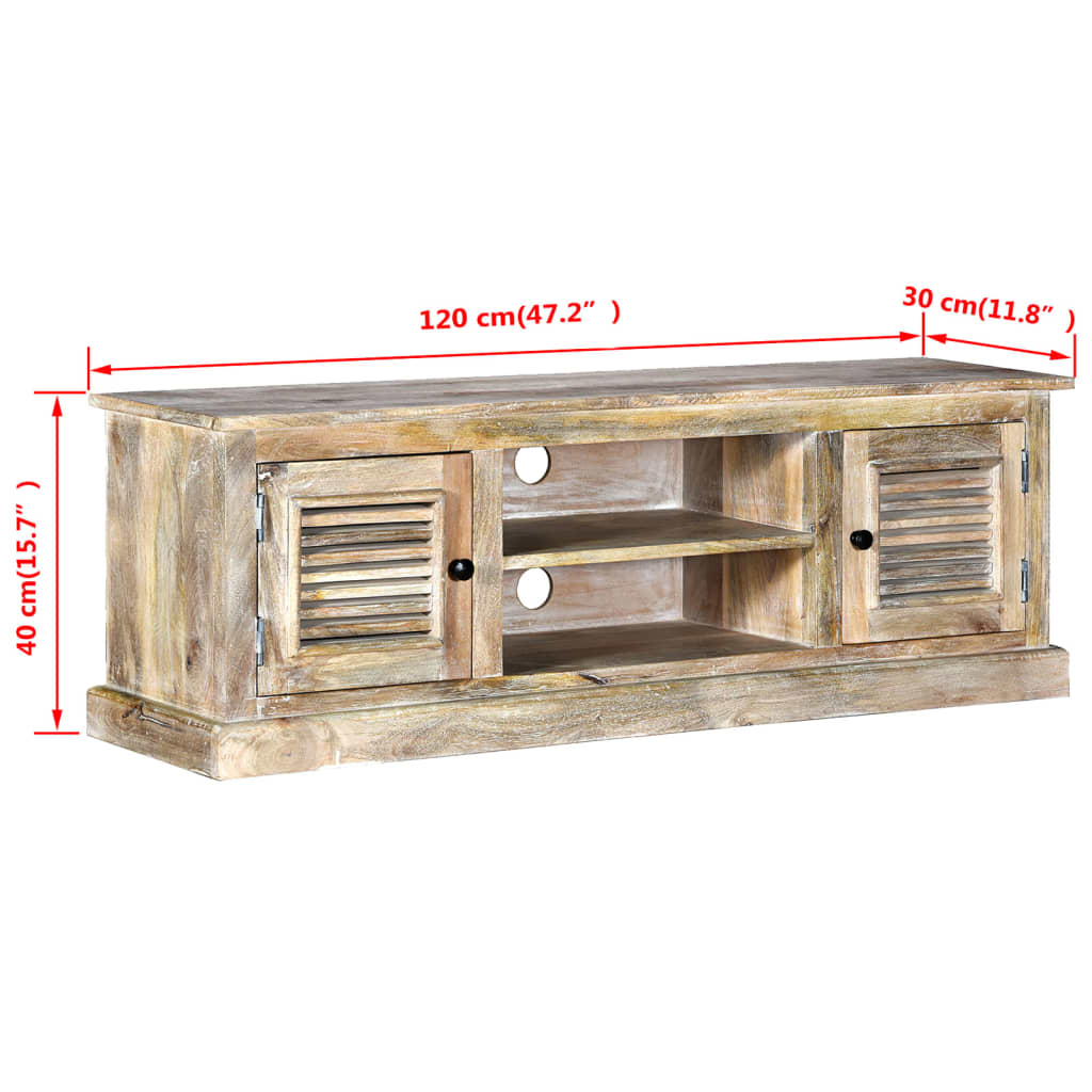 Tv-Schrank Solides Mangoholz - Fuer Daheim