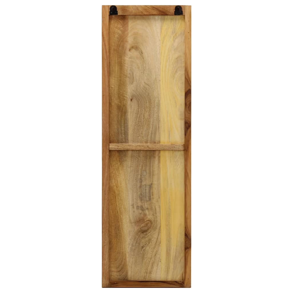 Wandgarderobe 2 Stk. Mangoholz Massiv 36X110X3 Cm - Fuer Daheim