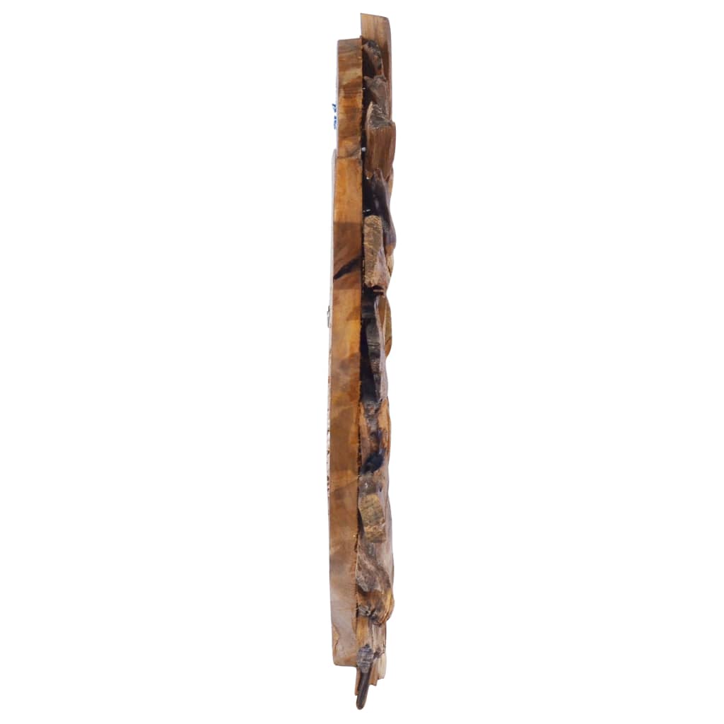 Wandspiegel 40 Cm Teak Rund Φ 40 cm - Fuer Daheim