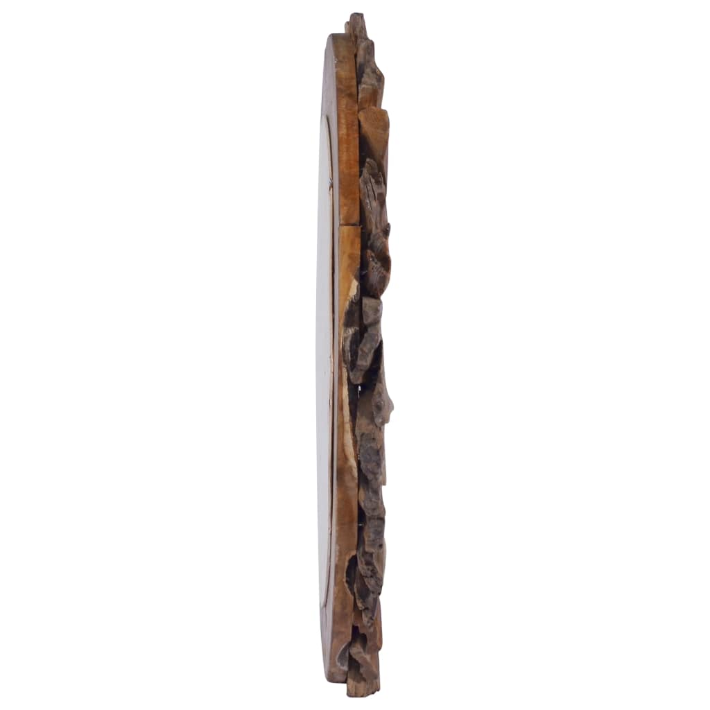 Wandspiegel 60 Cm Teak Rund Φ 60 cm - Fuer Daheim