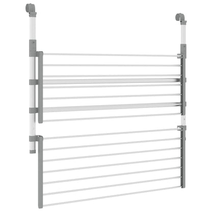 Wäschetrockner Für Balkon 89X25X(60-95) Cm Aluminium 89 x 25 x 95 cm - Fuer Daheim