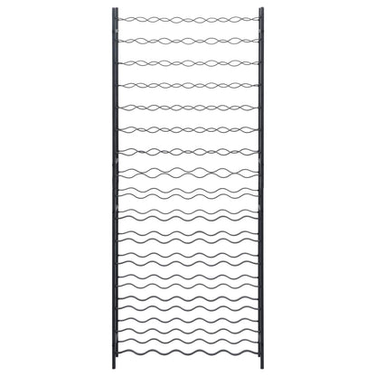 Weinregal Für 96 Flaschen Schwarz Eisen - Fuer Daheim