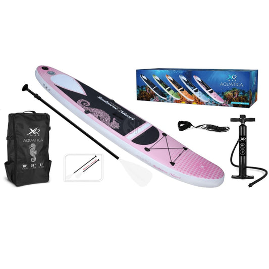 Xq Max Sup-Board Aquatica Seahorse 305X71X15 Cm Rosa - Fuer Daheim